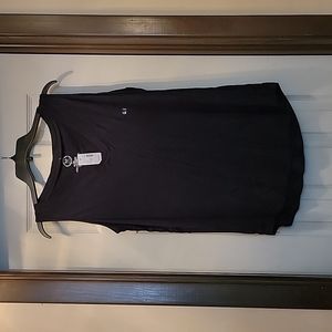 Maurice's NWT Black V neck tank XL